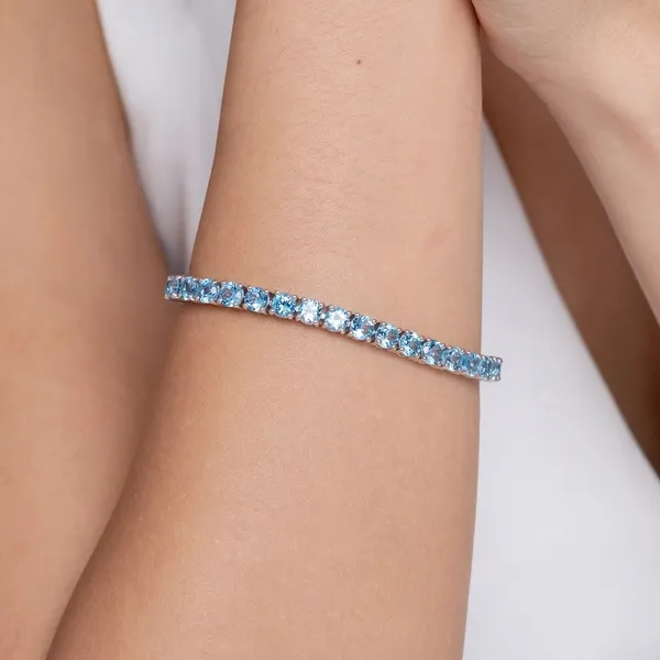 Blue_Topaz_925_Sterling_Pure_Silver_Tennis_Bracelet
