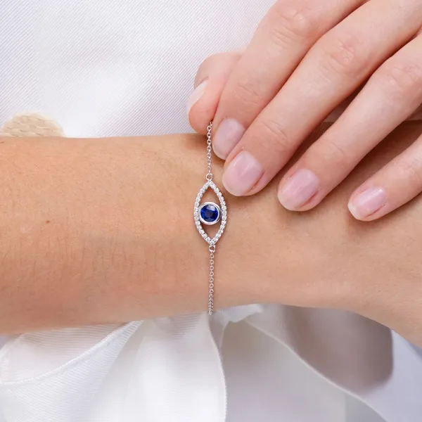Blue_Sapphire_925_Sterling_Pure_Silver_Evil_Eye_Bracelet