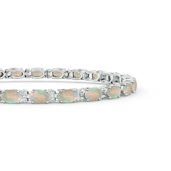 Multicolor_Ethiopian_Opal_925_Sterling_Pure_Silver_Tennis_Bracelet