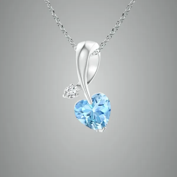 Blue_Aquamarine_925_Pure_Sterling_Silver_Heart_Ribbon_Pendant