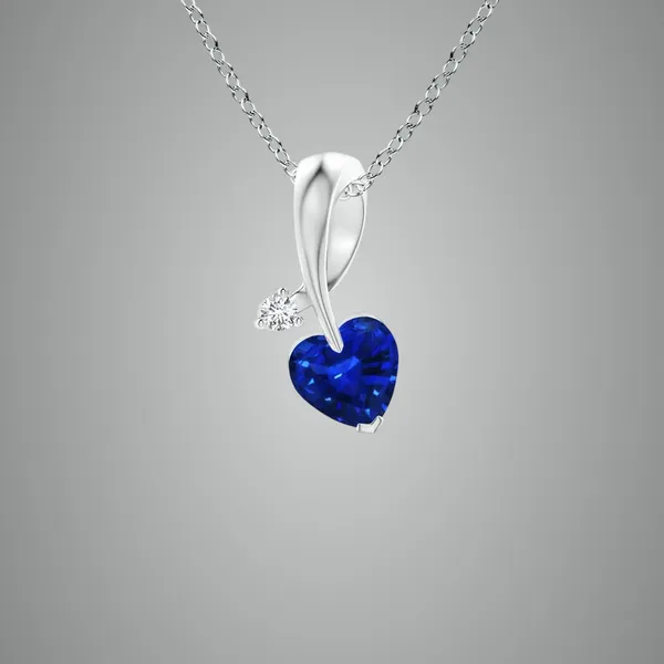 Blue_Sapphire_925_Pure_Sterling_Silver_Heart_Ribbon_Pendant