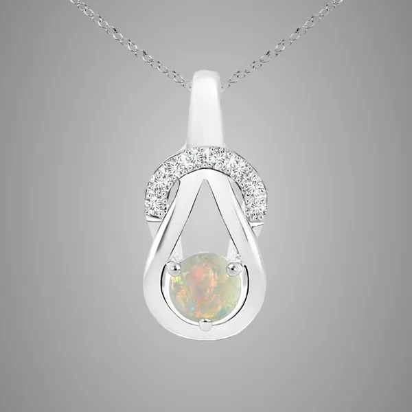 Multicolor_Ethiopian_Opal_925_Pure_Sterling_Silver_Round_Infinity_Knot_Pendant