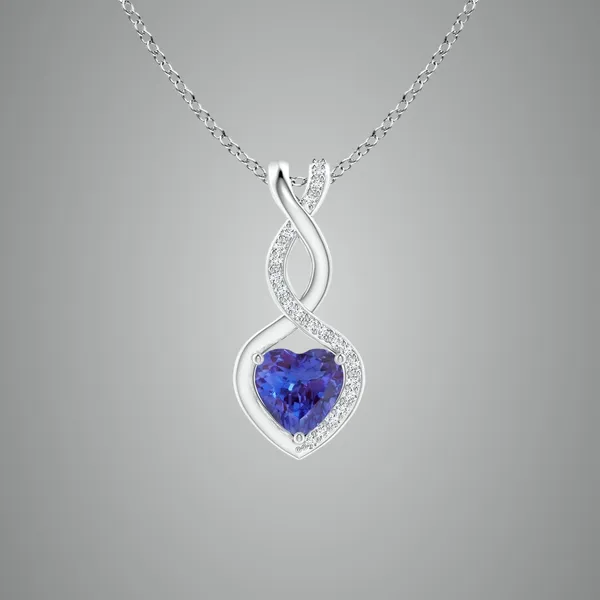 Blue_Tanzanite_925_Pure_Sterling_Silver_Heart_Infinity_Pendant