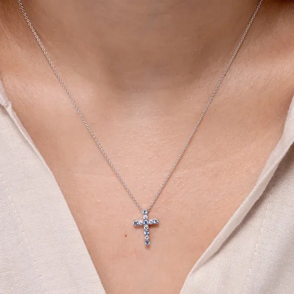 Blue_Aquamarine_925_Pure_Sterling_Silver_Round_Cross_Pendant