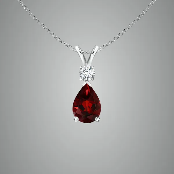 Red_Garnet_925_Pure_Sterling_Silver_Pear_Teardrop_Pendant