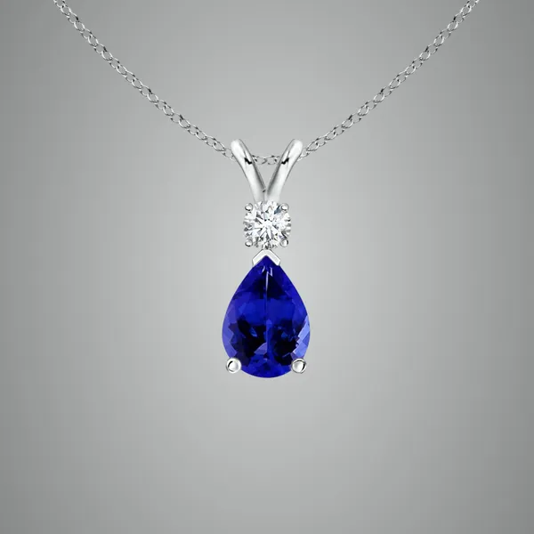 Blue_Tanzanite_925_Pure_Sterling_Silver_Pear_Teardrop_Pendant