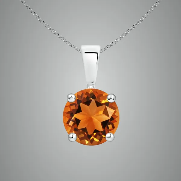 Yellow_Citrine_925_Pure_Sterling_Silver_Round_Solitaire_Pendant
