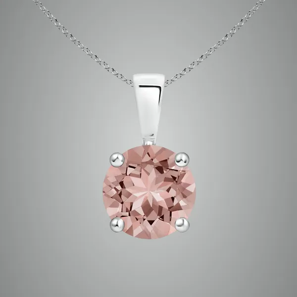 Peach_Morganite_925_Pure_Sterling_Silver_Round_Solitaire_Pendant