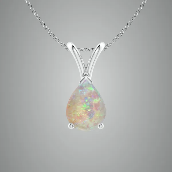 Multicolor_Ethiopian_Opal_925_Pure_Sterling_Silver_Pear_V-Bale_Pendant