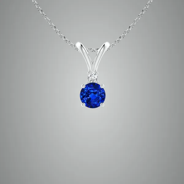 Blue_Sapphire_925_Pure_Sterling_Silver_Round_V-Bale_Pendant