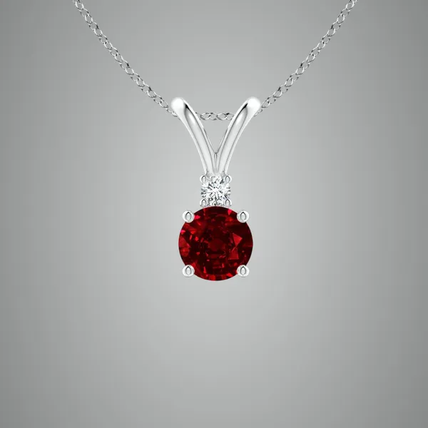 Red_Ruby_925_Pure_Sterling_Silver_Round_V-Bale_Pendant