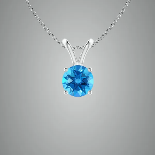 Blue_Topaz_925_Pure_Sterling_Silver_Round_V-Bale_Pendant