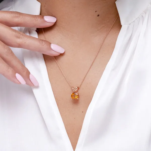 Yellow_Citrine_925_Pure_Sterling_Silver_Round_V-Bale_Pendant