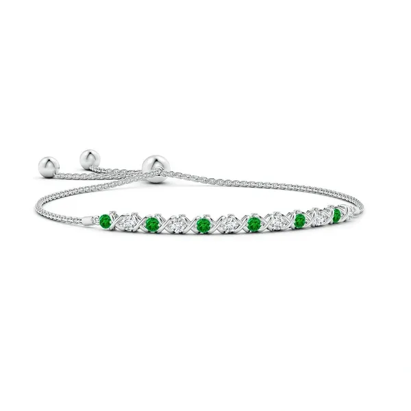 Green_Emerald_925_Sterling_Pure_Silver_Bolo_Bracelet