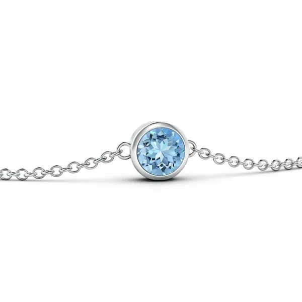 Blue_Aquamarine_925_Sterling_Pure_Silver_Chain_Bracelet