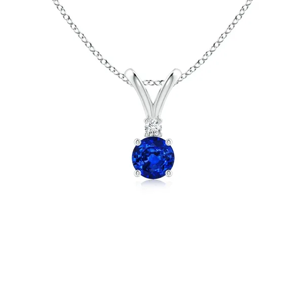Blue_Sapphire_925_Pure_Sterling_Silver_Round_V-Bale_Pendant
