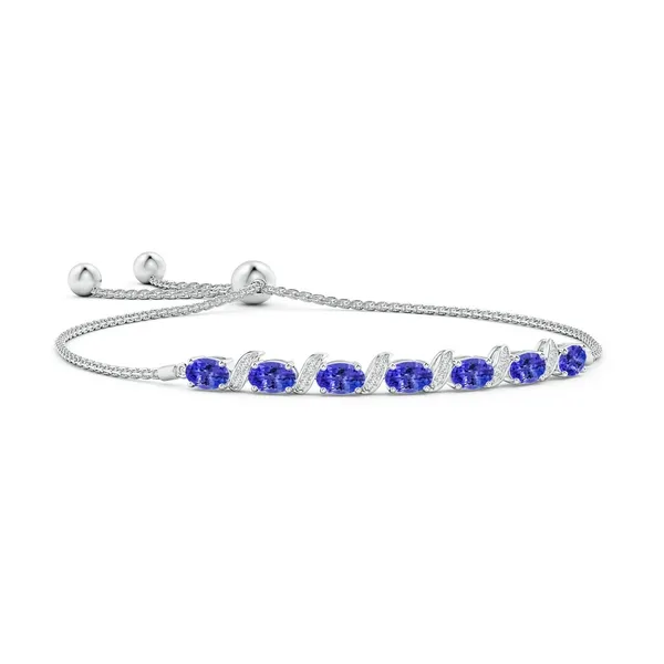 Blue_Tanzanite_925_Sterling_Pure_Silver_Bolo_Bracelet