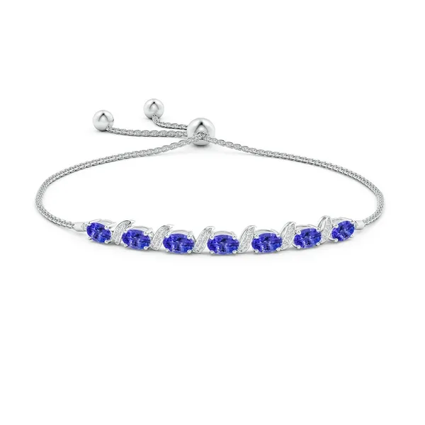 Blue_Tanzanite_925_Sterling_Pure_Silver_Bolo_Bracelet