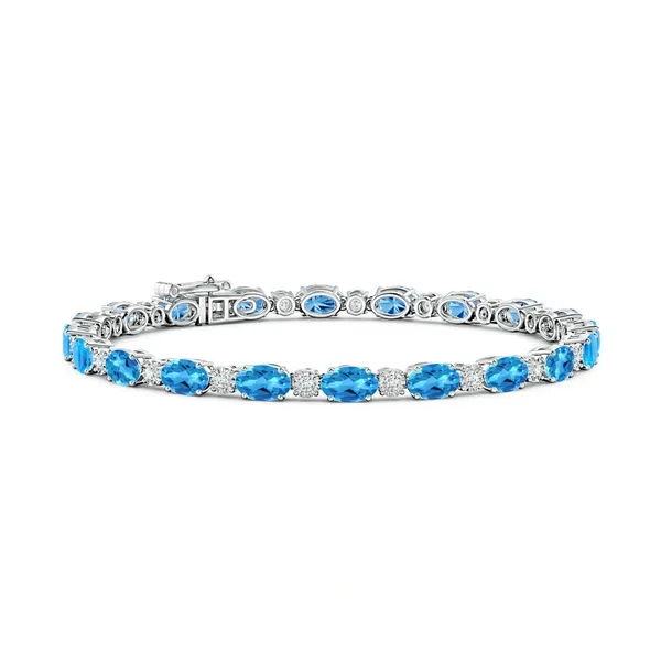 Blue_Topaz_925_Sterling_Pure_Silver_Tennis_Bracelet