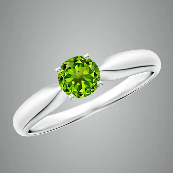 Green_Peridot_925_Sterling_Silver_Tapered_Shank_Ring