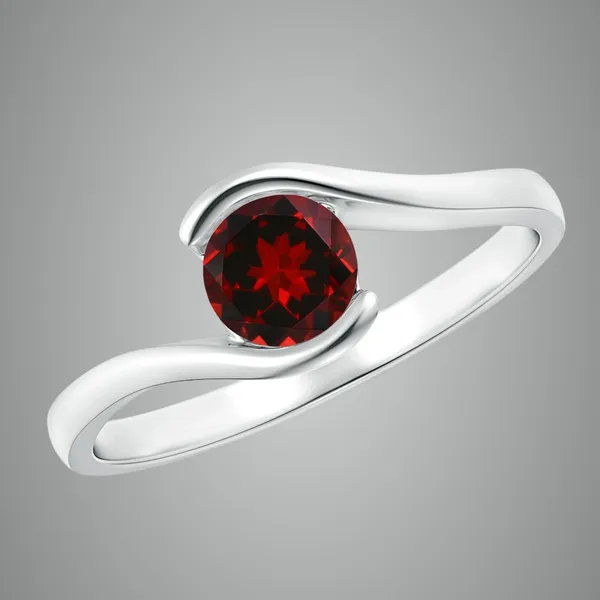 Red_Garnet_925_Sterling_Silver_Semi_Bezel-Set_Bypass_Ring