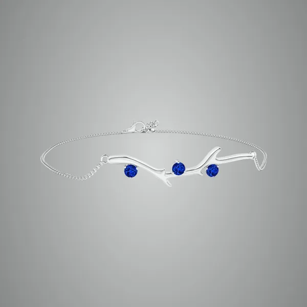 Blue_Sapphire_925_Sterling_Pure_Silver_Tree_Branch_Bracelet