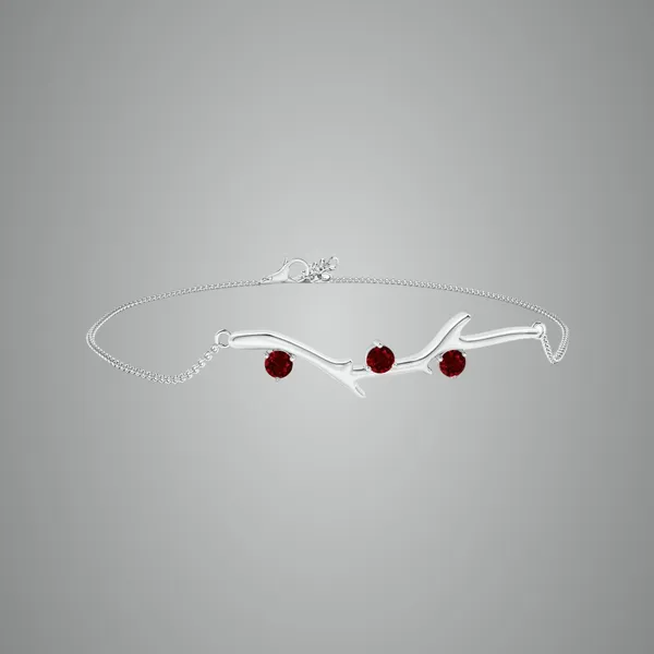 Red_Ruby_925_Sterling_Pure_Silver_Tree_Branch_Bracelet