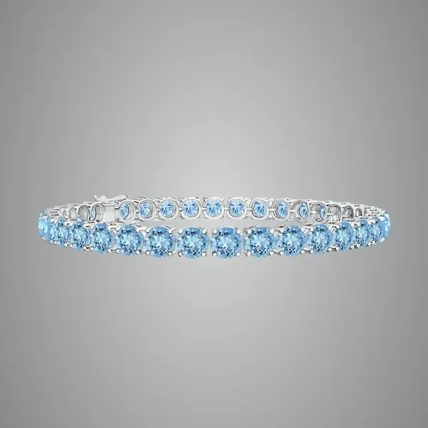 Blue_Aquamarine_925_Sterling_Pure_Silver_Tennis_Bracelet