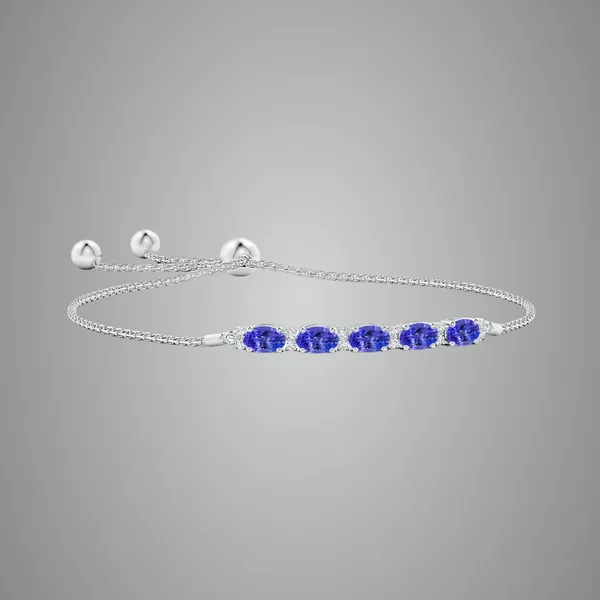 Blue_Tanzanite_925_Sterling_Pure_Silver_Bolo_Bracelet
