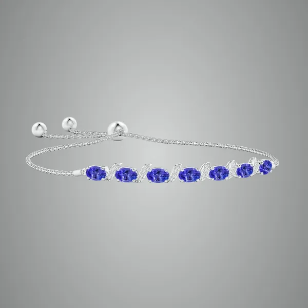 Blue_Tanzanite_925_Sterling_Pure_Silver_Bolo_Bracelet