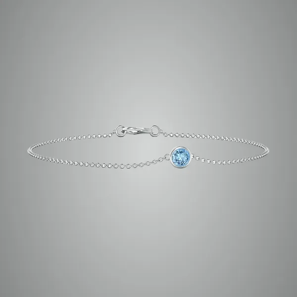Blue_Aquamarine_925_Sterling_Pure_Silver_Chain_Bracelet
