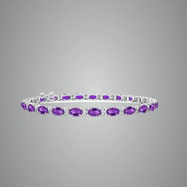 Purple_Amethyst_925_Sterling_Pure_Silver_Tennis_Bracelet