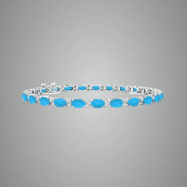 Blue_Turquoise_925_Sterling_Pure_Silver_Tennis_Bracelet