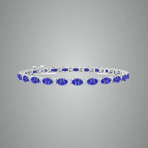 Blue_Tanzanite_925_Sterling_Pure_Silver_Tennis_Bracelet