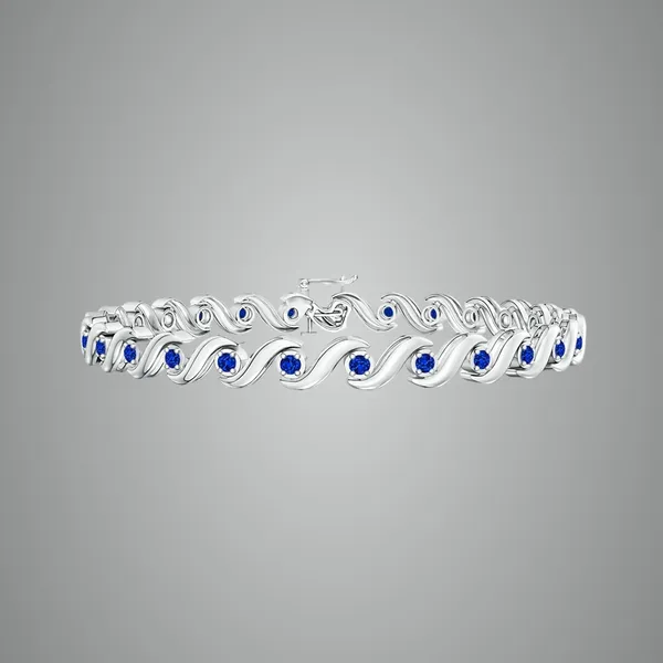 Blue_Sapphire_925_Sterling_Pure_Silver_S_Swirl_Bracelet