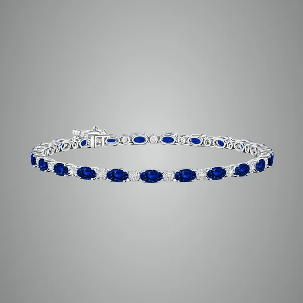 Blue_Sapphire_925_Sterling_Pure_Silver_Tennis_Bracelet