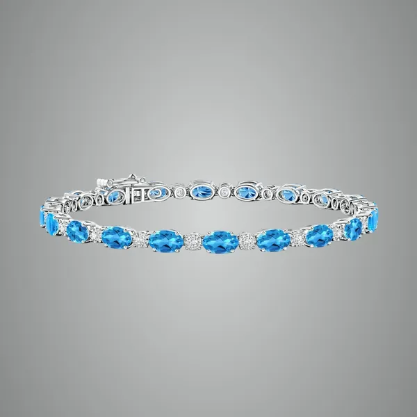 Blue_Topaz_925_Sterling_Pure_Silver_Tennis_Bracelet