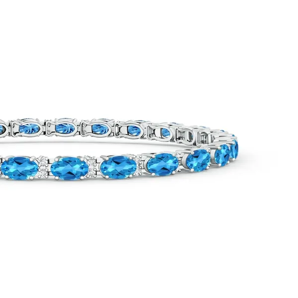 Blue_Topaz_925_Sterling_Pure_Silver_Tennis_Bracelet