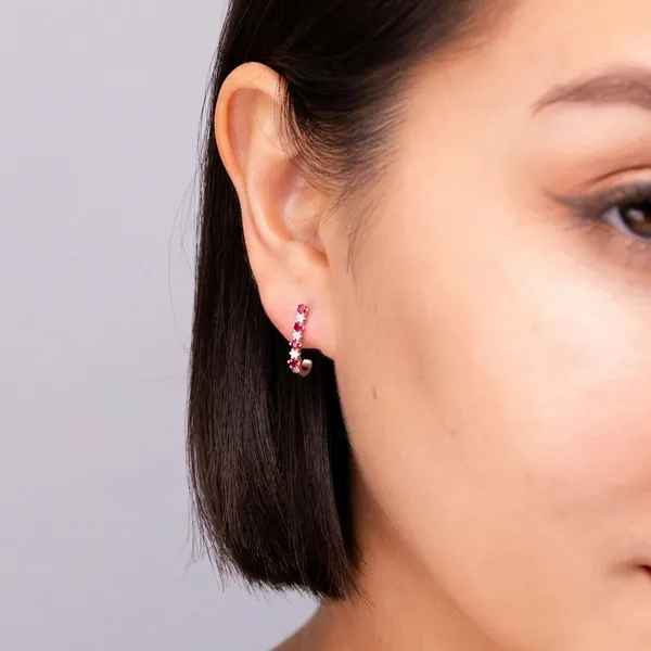Red_Garnet_925_Sterling_Silver_Prong_Set_J-Hoop_Earring