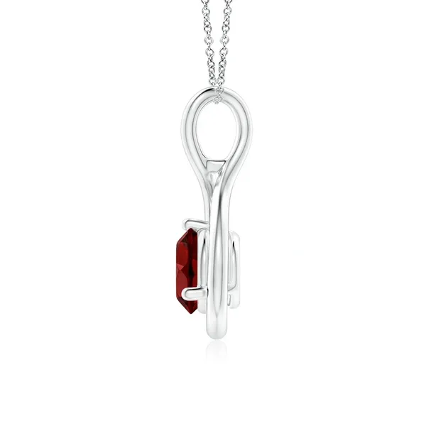Red_Garnet_925_Pure_Sterling_Silver_Round_Infinity_Twist_Pendant