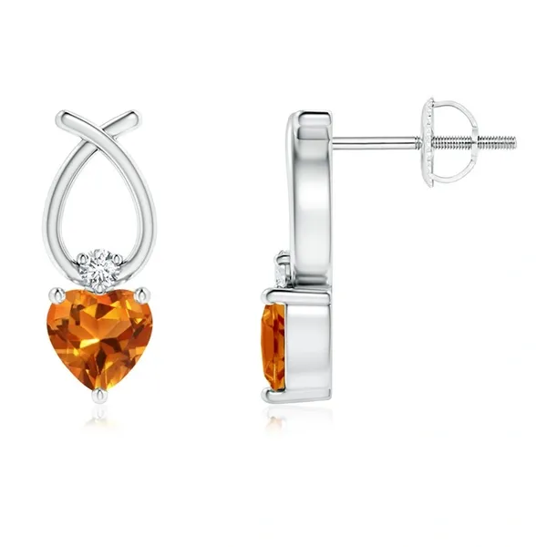 Yellow_Citrine_925_Sterling_Silver_Prong_Set_Ribbon_Earring