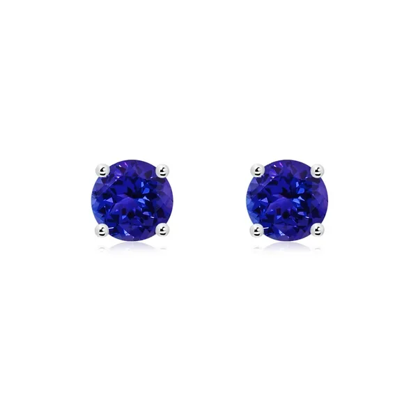 Blue_Tanzanite_925_Sterling_Silver_Prong_Set_Stud_Earring