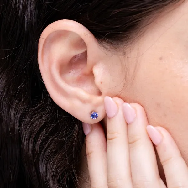 Blue_Tanzanite_925_Sterling_Silver_Prong_Set_Stud_Earring