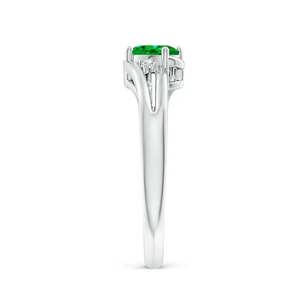 Green_Emerald_925_Sterling_Silver_Split_Shank_Ring