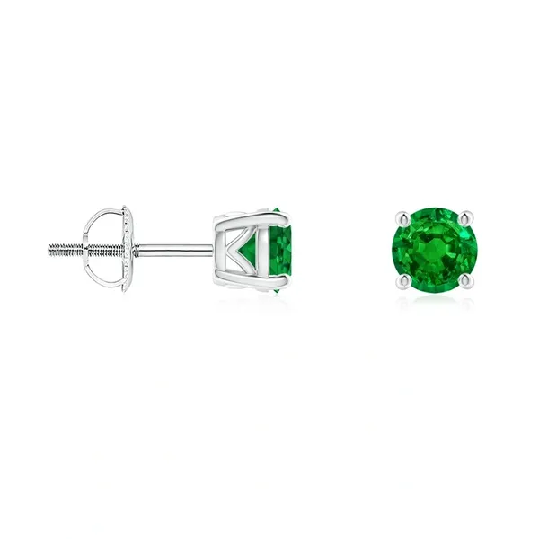 Green_Emerald_925_Sterling_Silver_Prong_Set_Stud_Earring