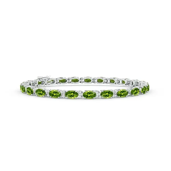 Green_Peridot_925_Sterling_Pure_Silver_Tennis_Bracelet