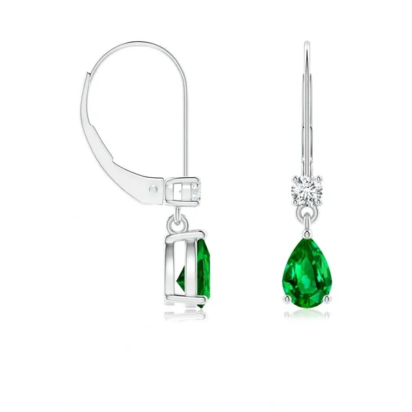 Green_Emerald_925_Sterling_Silver_Cluster_Set_Drop_Earring