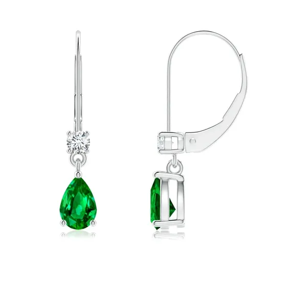 Green_Emerald_925_Sterling_Silver_Cluster_Set_Drop_Earring
