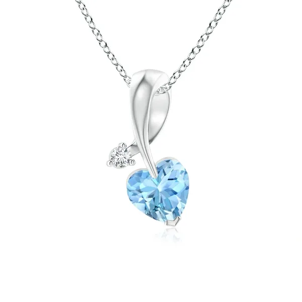 Blue_Aquamarine_925_Pure_Sterling_Silver_Heart_Ribbon_Pendant