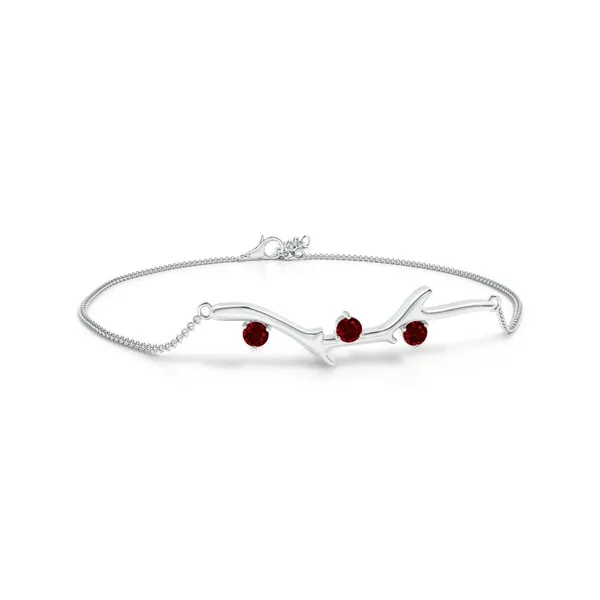 Red_Ruby_925_Sterling_Pure_Silver_Tree_Branch_Bracelet